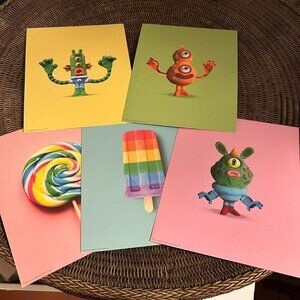 Ikea Quirky Monster Prints